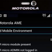 Screenshot of Motorola's AME 2000 solution