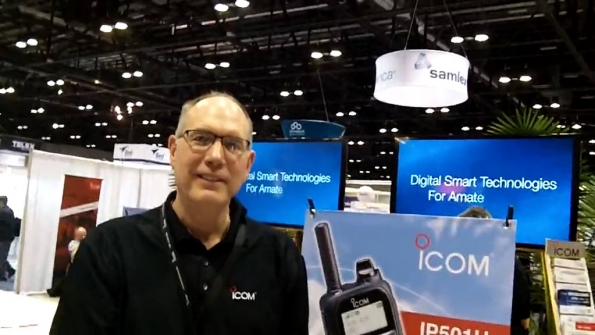 Icom America: Mark Behrends highlights features of new IP501H device, LTE radio service