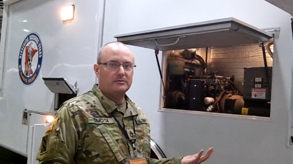 Minn. National Guard: Thomas Simota showcases capabilities of deployable communications unit