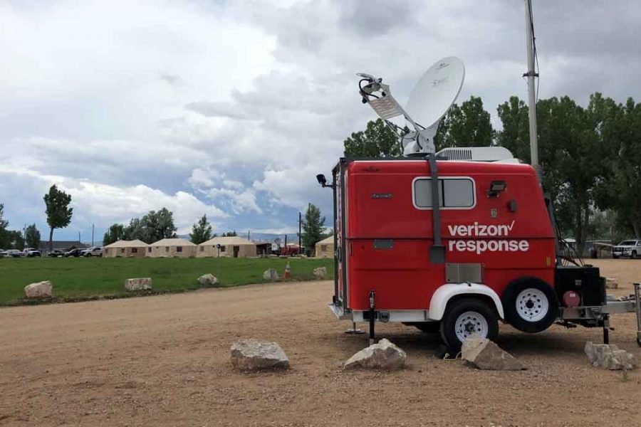 Verizon teams leverage broadband solutions to support wildfire responders’ communications