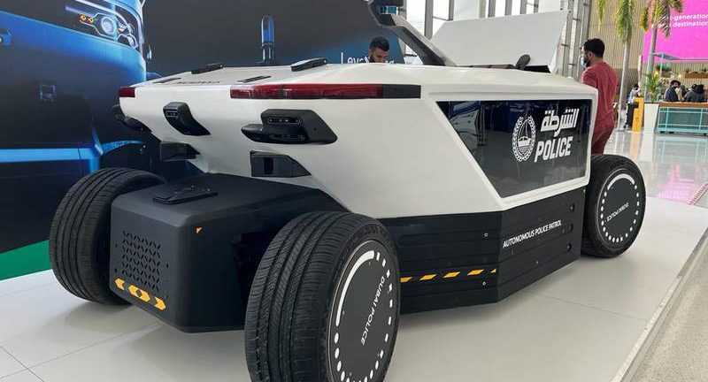 Dubai Police unveil driverless patrol cars