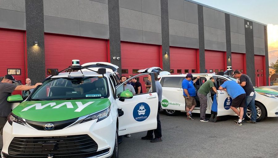 Rural Minnesota community test drives autonomous shuttle service that features ADA-compliant minivans