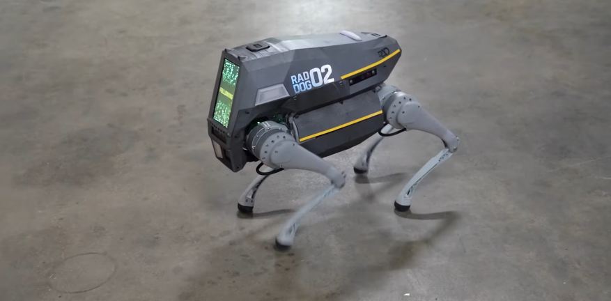 Robot guard dog can identify firearms, call police