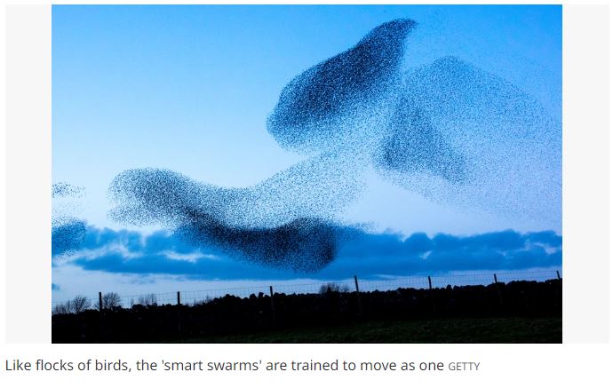 Robot swarms developed by University of Texas