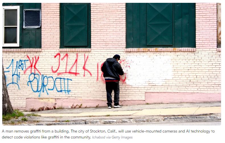 AI-powered cameras to sweep streets for code violations in a California city