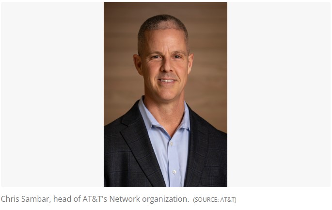 AT&T’s networking chief, Chris Sambar, to leave company